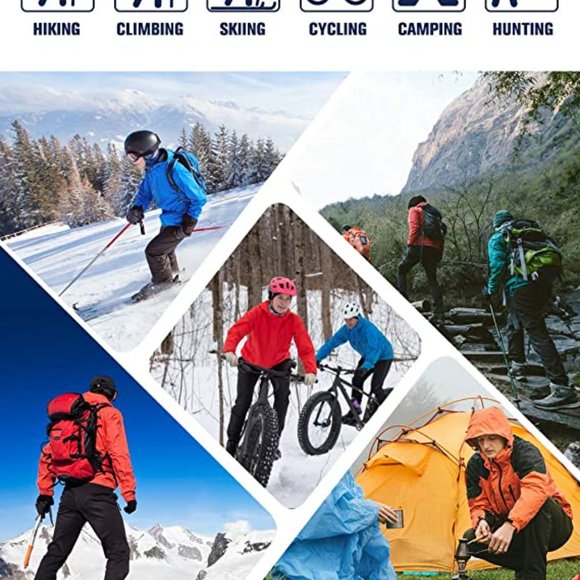 Camii Mia Waterproof Windproof Fleece Lined Winter Pants Sz 36x30 NWT (T-9) - Picture 8 of 8